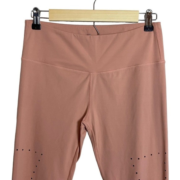 Varley Laser Perforated Bubble Gum Pink Leggings Size M - Picture 4 of 10